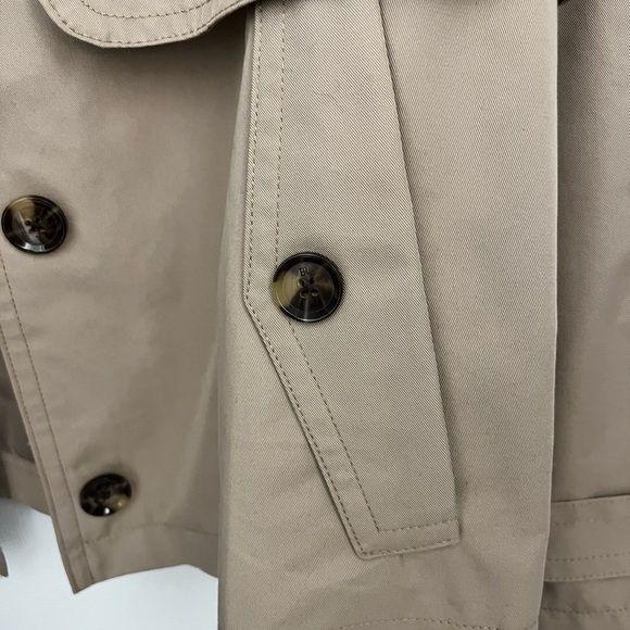 Banana Republic Beige Double-Breasted Coat - Picture 6 of 9